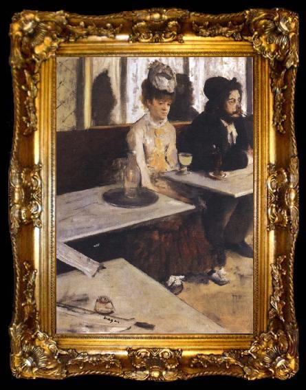framed  Edgar Degas l absinthe, ta009-2